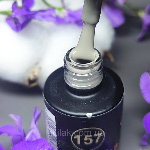 Гель-лак для нігтів Bee Nails 157 (тростяно-сірий) 8мл bee_nails_157 фото