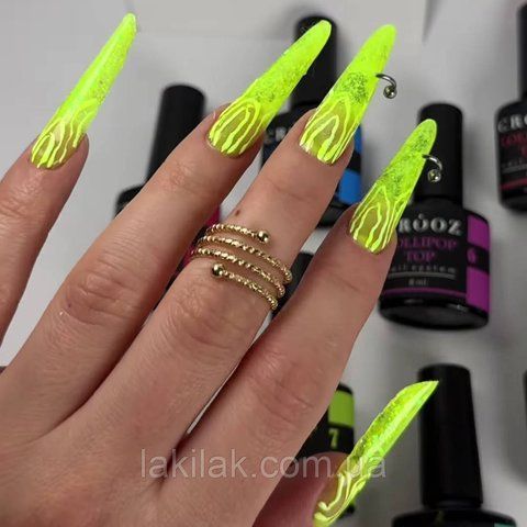 Витражный топ Crooz Lolipop Top №4 (неоновий лимонний) 8мл top_crooz_lolipop_04 фото