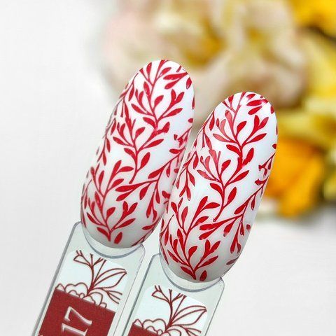 Лак для стемпинга Crooz №17 (темно-красный) 6мл lak_stamping_crooz_17 фото