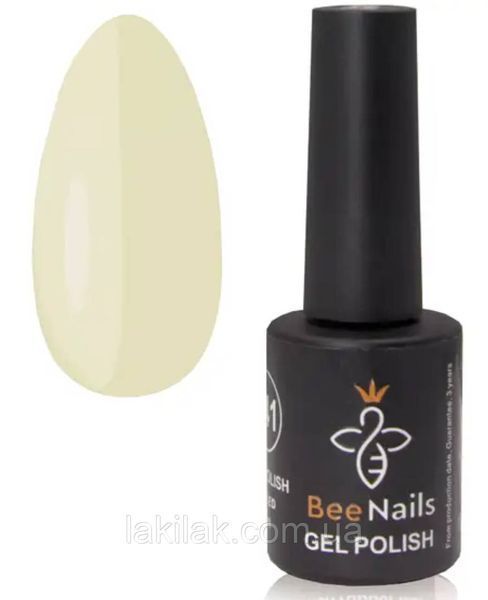 Гель-лак для нігтів Bee Nails 058 (ванільно-кремовий) 8мл bee_nails_058 фото