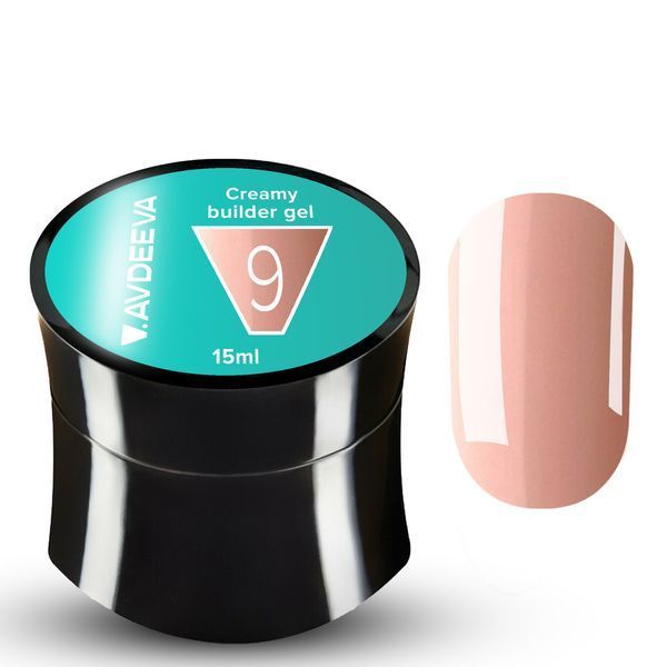 Моделирующий гель AVDEEVA Creamy builder gel №09 (светло-бежевый) 15мл HEMA & TPO FREE gel_avdeeva_creamy_09_15m фото