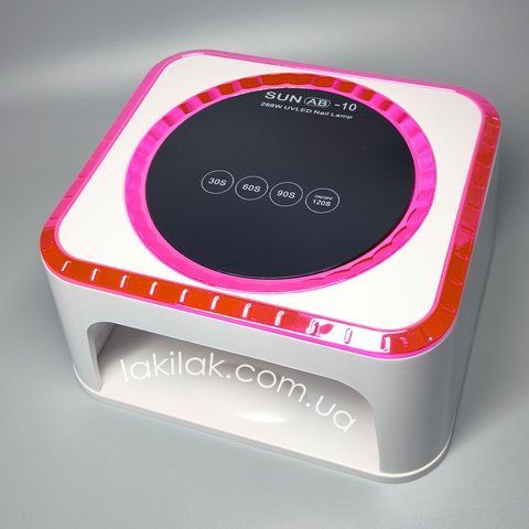 Лампа для ногтей на аккумуляторе SUN AB-10 288W (бело-розовая) lamp_akum_sun_AB10_pink фото