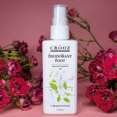 Спрей для стоп Deodorant Foot з фарнезолом 125мл deodorant_foot_crooz_125m фото