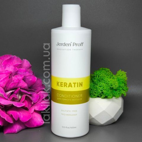 Кондиціонер безсульфатний для волосся з кератином Keratin Jerden Proff 1000 мл JP_kond_keratin_1000ml фото