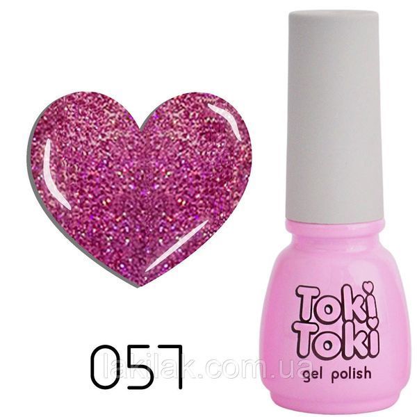 Гель-лак Toki-Toki № 057 сиреневая маджента с блеском 5мл tokitoki_057 фото