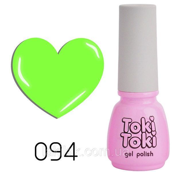 Гель-лак Toki-Toki № 094 неоновый салатовый 5мл tokitoki_094 фото