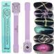 Двойной магнит Designer МС7 с фигурными узорами (фиолетовый) magnit_MC7_violet фото 1