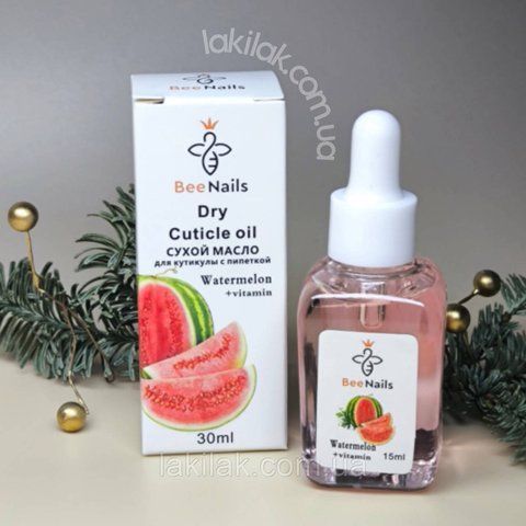 Сухое масло для кутикулы Bee Nails (арбуз) 30 мл oil_dry_bee_watmelon_30ml фото