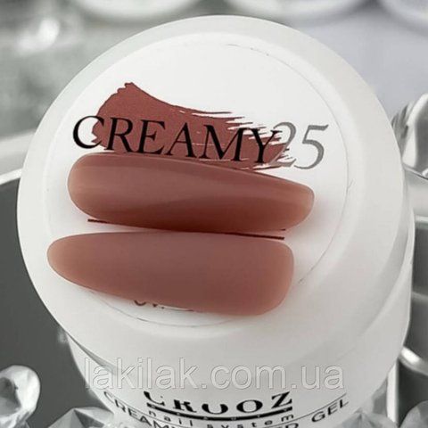 Гель для нарощення нігтів Crooz Creamy gel 25 (нюдово-рожевий) 15мл gel_crooz_creamy_25_30ml фото