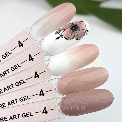Гель-фарба для омбре Crooz Art gel ombre № 04 (капучино-нюд) 3мл crooz_ombre_04 фото