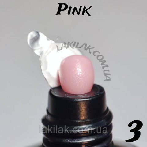 Полігель Designer №3 Pink (у тюбику) 30мл polygel_designer_03 фото