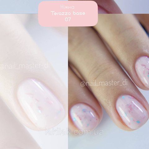 База для гель-лаку Toki-Toki Terazzo Base TR07 с поталью 5мл toki_base_terazzo_07 фото