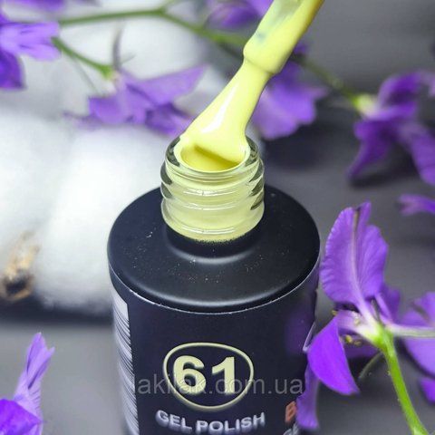 Гель-лак для нігтів Bee Nails 061 (блідо-жовтий) 8мл bee_nails_061 фото