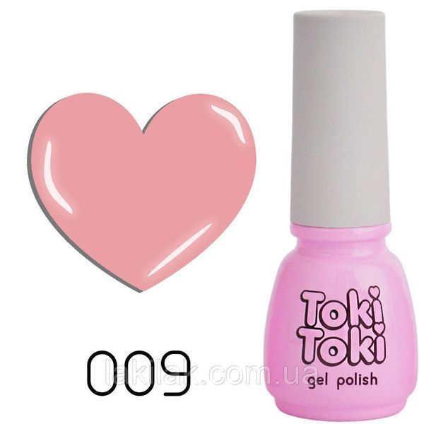 Гель-лак Toki-Toki № 009 тілесно-рожевий 5мл tokitoki_009 фото