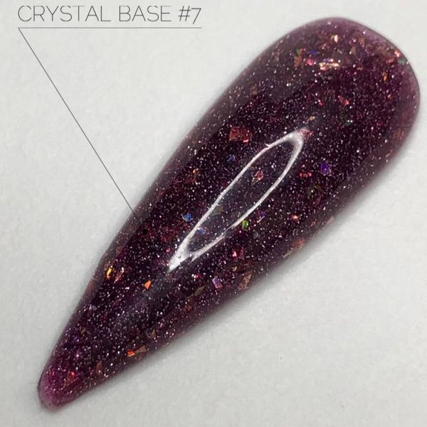 Світловідбивна база Crooz Crystal Base №07 (сливова з блиском) 8мл crooz_base_crystal07_8ml фото