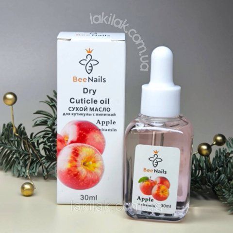 Сухое масло для кутикулы Bee Nails (яблоко) 30 мл oil_dry_bee_apple_30ml фото