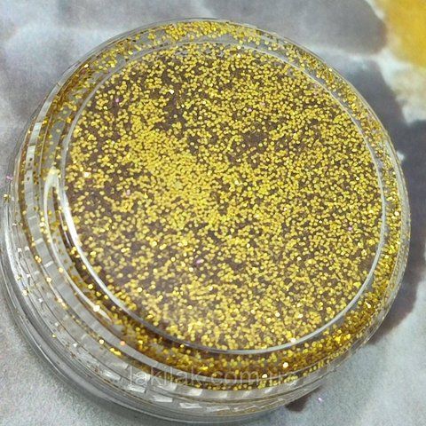 Золотий дрібний глітер для декору нігтів (повна баночка) decor_glitter_gold фото