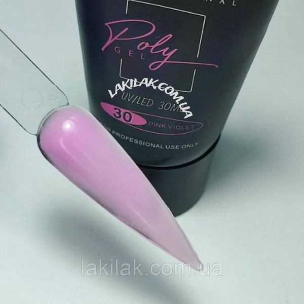 Полігель Designer №30 Pink Violet (у тюбику) 30мл polygel_designer_30 фото