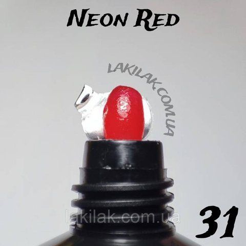 Полігель Designer №31 Neon Red (у тюбику) 30мл polygel_designer_31 фото