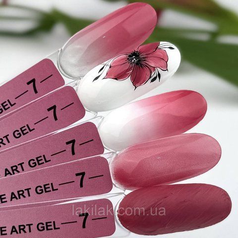 Гель-фарба для омбре Crooz Art gel ombre № 07 (малиново-рожевий) 3мл crooz_ombre_07 фото