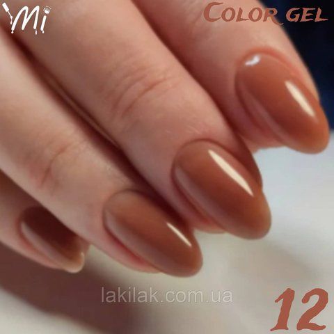 Гель для нарощення нігтів Mi Color Gel 12 (шоколадний) 5мл gel_mi_color_12_30ml фото