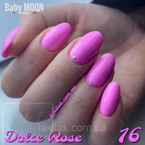Гель-лак BABY MOON Dolce Rose №16 неоново-рожевий, 6 мл baby_moon_rose_16 фото