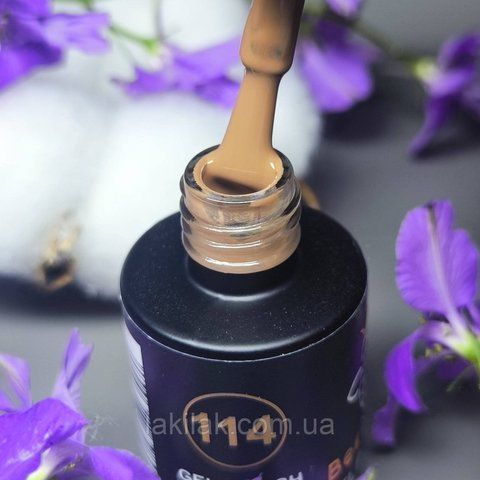 Гель-лак для ногтей Bee Nails 114 (бледно-коричневый) 8мл bee_nails_114 фото