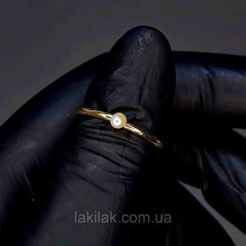 Каблучка #43 для фото нігтів (манікюру) колір золото kilce43 фото