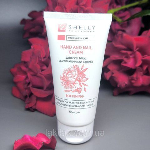 Крем для рук и ногтей с коллагеном, эластином и экстрактом пиона Shelly 45 мл shelly_735014 фото