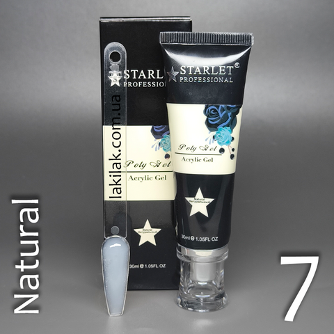 Полігель Starlet Professional №07 (Natural) в тюбику 30мл polygel_starlet_07 фото