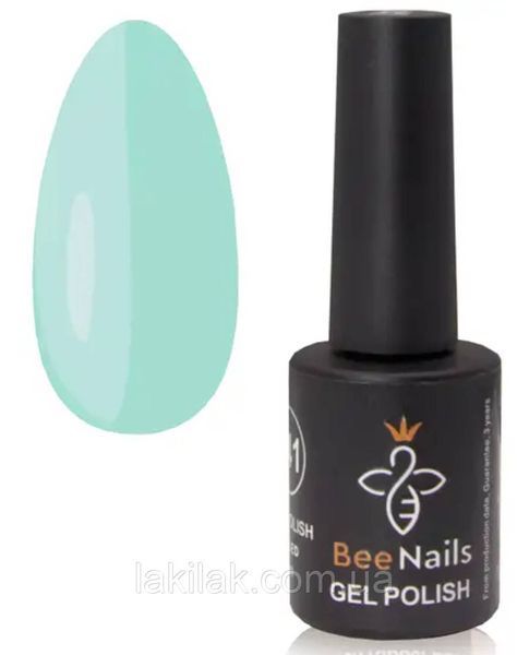 Гель-лак для ногтей Bee Nails 064 (голубой) 8мл bee_nails_064 фото