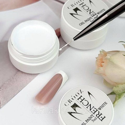Гель-краска для френча Crooz French Gel Paint 5мл crooz_french_paint фото