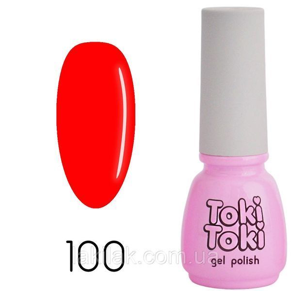 Гель-лак Toki-Toki № 100 неоновый фламинго 5мл tokitoki_100 фото