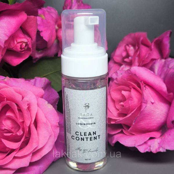 Пінка очищаюча SAGA Clean Content 150мл foam_saga_150ml фото