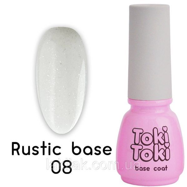 Кольорова база Toki-Toki Rustic Base 08 з шимером 5мл toki_base_rustic_08 фото