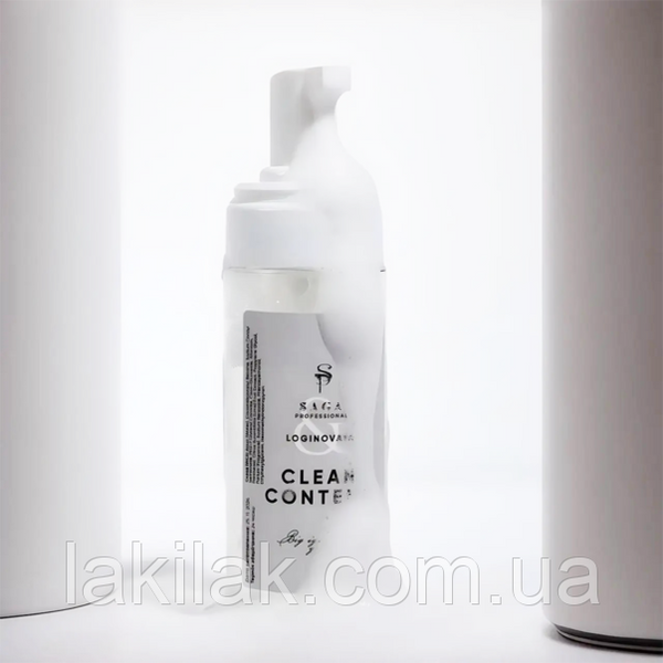 Пінка очищаюча SAGA Clean Content 150мл foam_saga_150ml фото