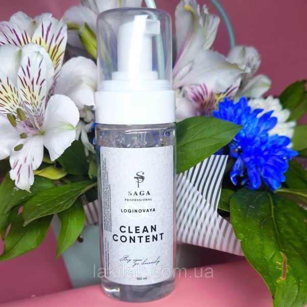 Пінка очищаюча SAGA Clean Content 150мл foam_saga_150ml фото