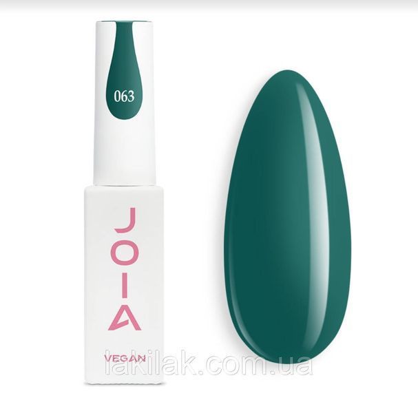 Гель-лак JOIA vegan 063 темный изумруд, 6 мл joia063 фото