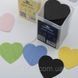 Безворсові серветки Designer (сердечка) в боксі (200шт) чорні servetki_heart_black фото 2