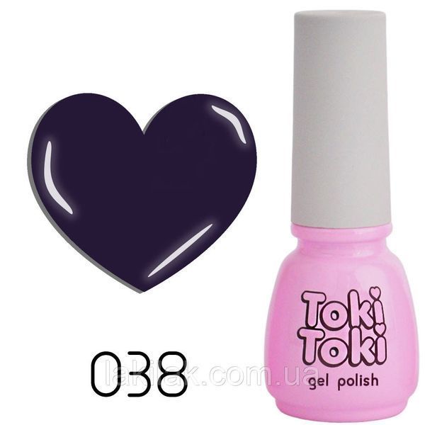 Гель-лак Toki-Toki № 038 темно-фіолетовий 5мл tokitoki_038 фото