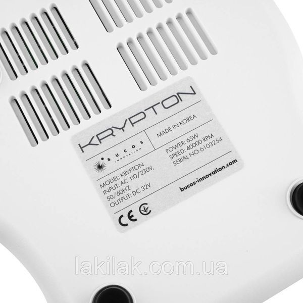 Фрезер KRYPTON XPS-400 WHITE на 65 вт. та 40000 об. для манікюру та педикюру frezer_krypton_xps400 фото