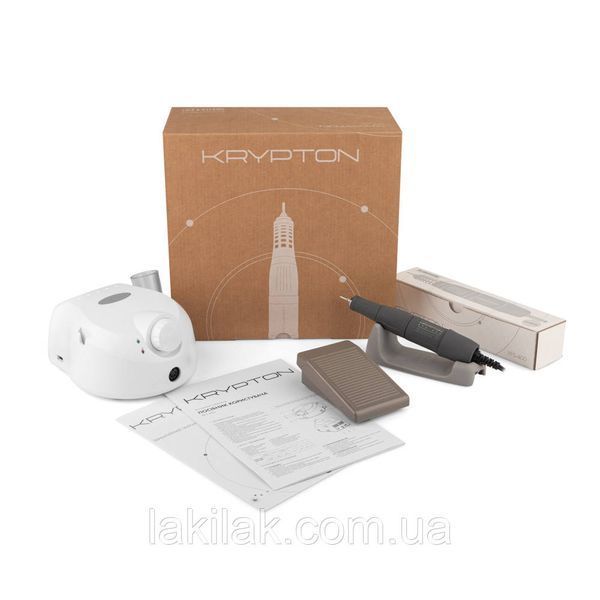 Фрезер KRYPTON XPS-400 WHITE на 65 вт. та 40000 об. для манікюру та педикюру frezer_krypton_xps400 фото