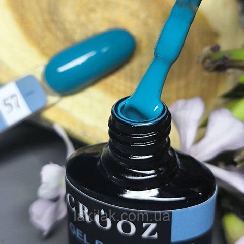 Гель-лак Crooz 57 (насыщенный бирюзовый) 8мл crooz_57 фото