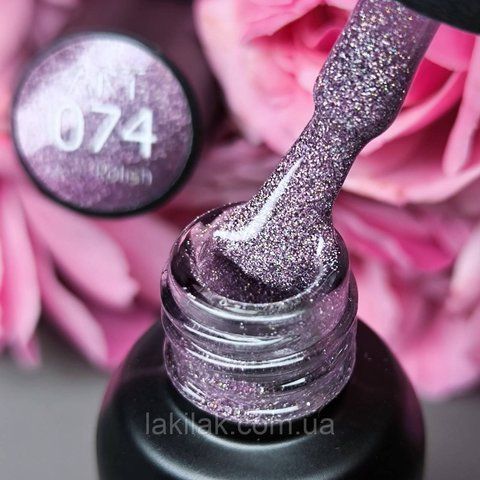 Гель-лак ART in detail 74 (ліловий з дрібними блискітками) 6мл art_74 фото