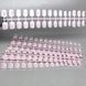 Гелеві тіпси для нарощення френч котяче око 30шт (рожевий квадрат) tips_gel_french_cat_02_30 фото 4