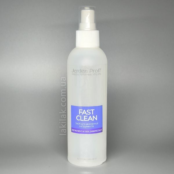 Средство для дезинфекции инструментов Jerden Proff Fastclean, 200мл dez_jp_fastclean_200ml фото