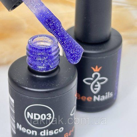 Світловідбивний гель-лак Bee Nails Neon Disco №03 8мл bee_nails_ND_03 фото