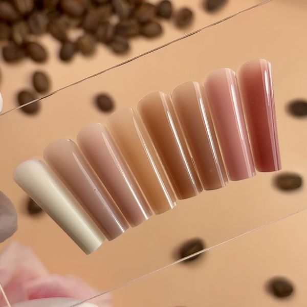 Моделюючий гель AVDEEVA COFFEE ROSE builder gel №08 (глибокий винно-кавовий) 15мл HEMA & TPO FREE gel_avdeeva_coffee_08_15m фото