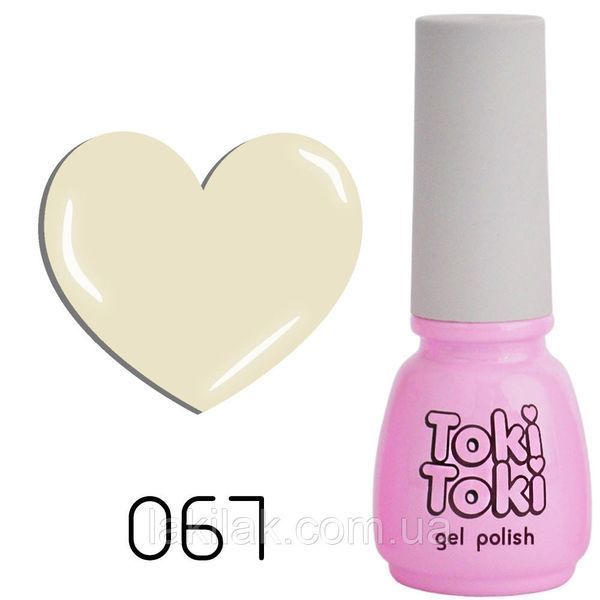 Гель-лак Toki-Toki № 067 молочний крем-брюле 5мл tokitoki_067 фото