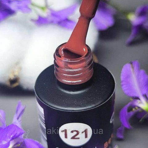 Гель-лак для нігтів Bee Nails 121 (мідно-коричневий) 8мл bee_nails_121 фото
